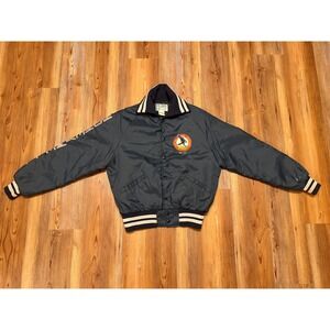 Vintage Trophy Jackets Honeywell Air Delivered Systems Bomber Jacket Navy Blue L